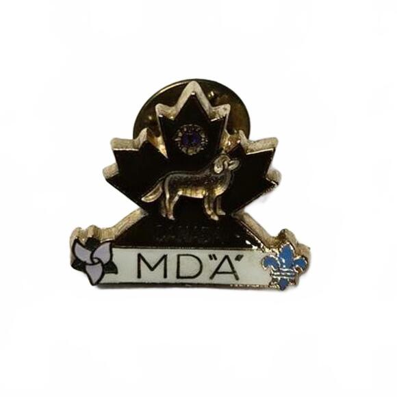 Pin / Vintage Lions Club International / 1.5" / Multiple District "A" (MDA) - Picture 2 of 3